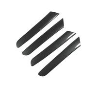 Moulage Intérieure Garniture intérieure pour VW pour Golf 6 MK6 08 09 10 11 12 2013 4 Pièces ABS Fibre Carbone Texture Intérieur Porte Fenêtre Panneau Bandes Couverture Garniture Protection