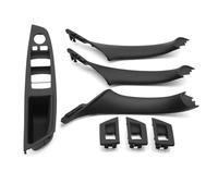 Moulage Intérieure LHD RHD Pour BMW Série 5 F10 F11 523i 525i 528i 530i 10-17 Beige Noir Marron Huître Accoudoir Porte Intérieure Ensemble Poignées Traction Intérieures(LHD Black)