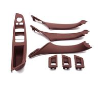 Moulage Intérieure LHD RHD Pour BMW Série 5 F10 F11 523i 525i 528i 530i 10-17 Beige Noir Marron Huître Accoudoir Porte Intérieure Ensemble Poignées Traction Intérieures(LHD Redbrown)