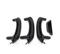 Moulage Intérieure Pour BMW Pour X3 Pour X4 F25 F26 2010-13 14 15 2016 LHD RHD Poignée Traction D'accoudoir Porte Intérieure Couverture Cuir Véritable Ensemble Complet(RHD 7PCS Black)