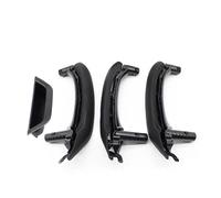 Moulage Intérieure Pour BMW Pour X3 Pour X4 F25 F26 2010-2016 LHD RHD Accoudoir Porte Intérieure Poignée Traction Couverture En Cuir Véritable Ensemble Complet(LHD 7PCS Carbon)