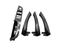 Moulage Intérieure Pour BMW Série 3 E90 E91 316 318 320 325 328 04-12 LHD Conducteur Gauche Fibre Carbone Poignée Porte Intérieure Panneau D'accoudoir Ensemble Complet(37.5 High-end set)