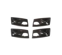 Moulage Intérieure Pour BMW Série 5 E60 2004-2010 2005 2006 2007 2008 2009 Texture Carbone Poignée Porte Intérieure Voiture Cadre Bol Couvercle Protection(04-06 Carbon Texture)
