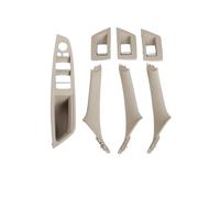 Moulage Intérieure Pour BMW Série 5 F10 F11 2010-2017 Voiture Intérieur Porte Poignée Panneau Tirer Revêtement D'habillage Fenêtre Interrupteur Panneau Poignée Ensemble(LHD Oyster)