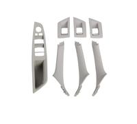 Moulage Intérieure Pour BMW Série 5 F10 F11 2010-2017 Voiture Intérieur Porte Poignée Panneau Tirer Revêtement D'habillage Fenêtre Interrupteur Panneau Poignée Ensemble(LHD Gray)
