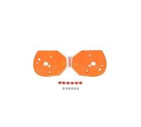 Moulage Intérieure Pour Chevrolet Pour Corvette C8 Pour Stingray Z51 Z06 2020-2023 Voiture Amortisseur Arrière Tour Couvercle Protection Supérieur Accessoires ABS Rouge(Style B orange)