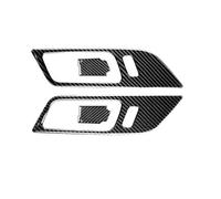 Moulage Intérieure pour Ford pour Mustang GT 2015 16 2017 2018 2019 2020 Intérieurs Autocollant Fibre Carbone Changement Vitesse Panneau Sortie d'air Ensemble Garniture Couverture Garniture(27)