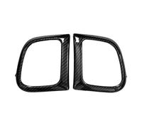 Moulage Intérieure Pour Jeep Pour Grand Pour Cherokee Pour WK2 2011-2019 Modification Voiture Garniture D'évent Sortie Climatisation Intérieure Cadre D'aération Latérale(Carbon Fiber Pattern)