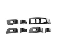 Moulage Intérieure pour Mazda 3 pour CX-30 2024 2023 2022 2021 2020 Couvercle Panneau Commande Fenêtre Voiture Fiber Carbone Accessoires Décoration Voiture Interieur Garniture