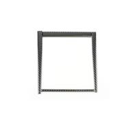 Moulage Intérieure Pour VW Pour Golf 4 Pour Jetta Pour Bora MK4 R32 Pour GTI 1999-2004 Contrôle Central Fiber Carbone CD AC Climatiseur Panneau Radio Cadre Garniture(C)