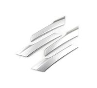 Moulage Intérieure Pour VW Pour Tiguan 2008 2009 2010 2011 2012 2013 2014 2015 2016 Voiture Intérieur Porte Accoudoir Poignée Tirer Couverture Garniture Style(Argent)