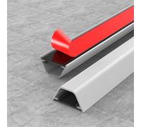 Moulage par câble de Parcours de Surface en métal en Aluminium, Housses de câbles d'auto-étage pour la Gestion des Cordes/Fils, des câbles d'angle de Salle à Domicile.