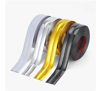 Moulage peler et coller, Bande de bordure murale en métal auto-adhésive 5m, multifonctionnelle, protections d'angle, calfeutrage, bord table et cadre porte(Gold,2cm)