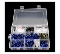 Moulages De Moto Vis Boulons Ensemble Complet Décoration Pour T Max 500 2001 2007 Tdm 900 Vis Écrous(BLEU)