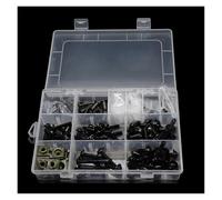 Moulages De Moto Vis Boulons Ensemble Complet Décoration Pour T Max 500 2001 2007 Tdm 900 Vis Écrous(Noir)