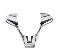 Moulages intérieurs Auto Compatible Avec Chevy Pour Cruze 2009 2010 2011 2012 2013 2014 Autocollant De Garniture De Volant De Voiture Accessoires Intérieurs(Glossy silver)