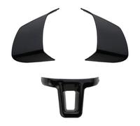 Moulages intérieurs Auto Compatible Avec VW Pour Jetta 2011-2014 Pour Golf 2009 2010-2013 Autocollant Volant Garniture Décorative Accessoires D'intérieur(Black)
