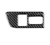 Moulages IntéRieurs Autocollant de bouton de coffre de voiture en fibre de carbone souple, adapté à Subaru BRZ Toyota 86 2012 2013 2014 2015 2016 2017 2018 2019 2020 LHD RHD(RHD Black)