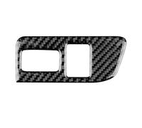 Moulages IntéRieurs Autocollant de bouton de coffre de voiture en fibre de carbone souple, adapté à Subaru BRZ Toyota 86 2012 2013 2014 2015 2016 2017 2018 2019 2020 LHD RHD(LHD Black)