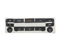 Moulages intérieurs Autocollant De Réparation Pour Bouton De Commutateur Climatisation Console Centrale De Voiture Pour Ford Pour Mondeo Pour S-Max(Noir)