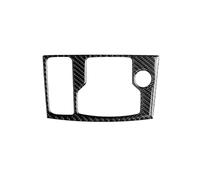 Moulages IntéRieurs Autocollant décoratif for bouton multimédia de la console centrale intérieure, style en fibre de carbone, adapté à la Mazda 3 Axela 2017 2018 LHD