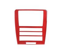 Moulages intérieurs Autocollant Décoratif Pour Panneau Navigation GPS Console Centrale Pour Ford Pour Mustang 2009 2010 2011 2012 2013 Accessoires De Voiture Bandes Décoratives Voiture(Red B)