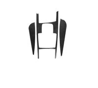 Moulages intérieurs Autocollant Pour A6 2005 2006 2007 2008 2009 2010 2011 Accessoires En Fibre De Carbone Panneau Commande Intérieur Voiture Garniture Autocollant Décoration