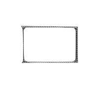 Moulages intérieurs Autocollant Pour Golf 8 MK8 2020 2021, Cadre Décoratif Pour Porte-gobelet Central Automatique, Garniture En Fibre De Carbone, Accessoires D'intérieur Voiture