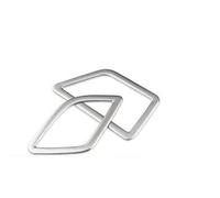 Moulages intérieurs Autocollant Pour Haut-parleur Portière Intérieure Voiture Panneau Levier Vitesse Accoudoir De Porte Garniture Pour BMW Série 5 Pour BMW F10 F11 F18(Type 2 LHD)