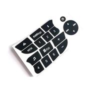 Moulages intérieurs Autocollant Réparation Bouton Commutateur Audio Radio CD Menu Multimédia De Voiture Pour Megane Pour Clio 2009 2010 2011 Anti-rayures Voiture Garniture