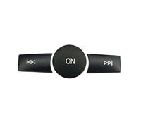 Moulages intérieurs Autocollants Pour Boutons Volume Voiture Garniture Pour Mercedes Pour Benz ABC ML CLS Classe W204 GLK X204 E W212 Accessoires Automobiles Voiture Garniture(B Black)