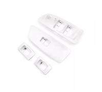 Moulages intérieurs Cache-boutons De Garniture Intérieure Pour Série 1 E81 2007-2011, Autocollants Pour Boutons De Lève-vitres Et Interrupteurs De Porte(Argent)