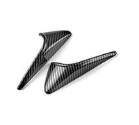 Moulages intérieurs Cadre De Volant en Fibre De Carbone ABS pour Tesla pour Model 3 pour Highland 2024 pour Model Y pour Juniper 2025 Décorative Couvercle Trim(Camera)