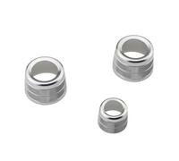 Moulages intérieurs Compatible Avec BMW Pour X3 G01 Pour X4 G02 Pour G30 3Pcs Couvercles Boutons Volume Climatisation Audio(Silver)