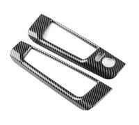 Moulages intérieurs Compatible Avec Fiat Pour 500 Pour Abarth Pour 595 695 2008-2023 ABS LHD Autocollant De Rangement Interrupteur Bouton De Fenêtre Réglage Rétroviseur