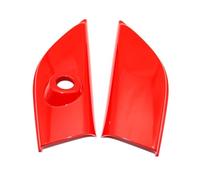 Moulages intérieurs Compatible Avec Fiat Pour Panda Garniture Colonne Triangulaire Intérieure Voiture Remplacements Décoration Intérieure Auto(Red)