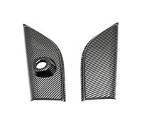 Moulages intérieurs Compatible Avec Fiat Pour Panda Garniture Colonne Triangulaire Intérieure Voiture Remplacements Décoration Intérieure Auto(Black)