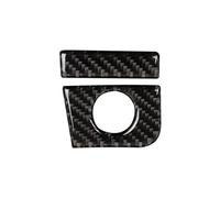 Moulages intérieurs Compatible Avec Ford Pour Mustang GT 2015 2016 2017 2018 2019 2020 2021 LHD Voiture Boîte Rangement Copilote Panneau Interrupteur Garniture Autocollants(Black)