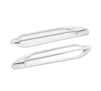 Moulages intérieurs Compatible Avec Peugeot Pour 2008 208 2013 2014 2015 2016 2017 2pcs ABS Sortie De Climatisation Interne Voiture Garniture Autocollant Strass(Silver)