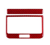 Moulages intérieurs Compatible Avec Seat Pour Leon MK3 2013 2014 2015 2016 2017 2018 2019 2020 LHD RHD Cadre Sortie D’air Arrière Voiture Garniture Autocollant(Red)