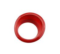 Moulages intérieurs Couvercle De Commutateur Clé Contact Pour Jeep Pour Compass 2017-2020 Pour Renegade 2015-2022 Garniture Bouton Démarrage Du Moteur Accessoires Voiture Garniture(Rouge)