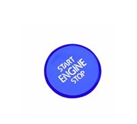 Moulages intérieurs Couvercle De Protection pour Bouton De Frein À Main De Voiture Accessoire De Style pour VW pour Golf 7 7.5 MK7 at 2015-2019 Décorative Couvercle Trim(Bleu)