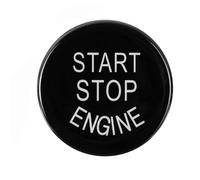 Moulages intérieurs Couvercle De Remplacement Pour Bouton-poussoir Démarrage Et D'arrêt Du Moteur Voiture ABS Pour BMW Série 5 G30 G38 6 GT G32 X3 G01 X4 G02 Accessoires Auto(Bright Black)