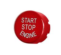 Moulages intérieurs Couvercle De Remplacement Pour Bouton-poussoir Démarrage Et D'arrêt Du Moteur Voiture ABS Pour BMW Série 5 G30 G38 6 GT G32 X3 G01 X4 G02 Accessoires Auto(Bright Red)