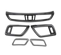 Moulages Intérieurs Couvercle Sortie Ventilation Climatisation Pour Console Avant, Pour Qashqai J11 Pour X-trail T32 2014 2015 2016 2017 2018 LHD Voiture Interieur (Couleur : Black Carbon)