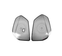 Moulages intérieurs Garniture Pour Classe E Pour W214 2023 2024 Couverture Haut-parleur Audio Voiture Garniture Cadre Autocollant Intérieur En Acier Inoxydable(Engine air vent A)