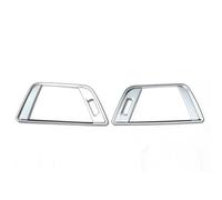 Moulages intérieurs Lot De 2 Autocollants En Fibre Carbone Pour Ventilation Latérale Climatisation Pour BMW Série 3 F30 2013-2018 Voiture Garniture(Argent)