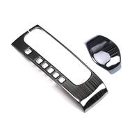 Moulages intérieurs Lot De 2 Garnitures Panneau Changement Vitesse Pour Civic 10e Génération 2020 2019 2018 2017 2016 LHD Accessoires Auto(Noir)