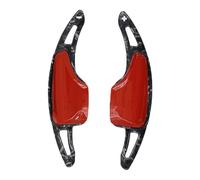 Moulages intérieurs Lot De 2 Palettes Changement Vitesse En ABS Pour Volant Voiture Pour Chevy Pour Camaro 2016-2021 2022 2023 Accessoires Automobiles Voiture Garniture(Forged Carbon)