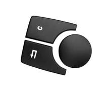 Moulages intérieurs Lot De 3 Autocollants Pour Bouton Commande Multimédia Console Voiture Pour Mercedes Pour Benz Classe AB CLA GLA W176 W246 C117 W117 X156 Voiture Garniture(B Black)